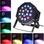 18 Rgb LED Flat Par Dj Stage Light 18 Rgb Dmx 512 Stage Light Flat Par Lighting Effect 18 LED