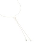 Silver Plated Adjustable Toggle Y-necklace