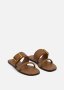 Buckle Leather Sandals