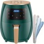 Silver Crest XL Digital Air Fryer Including A Nesting Tongs Set - Green