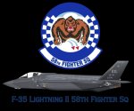 F-35 Lightning II 58TH Fighter Sq Mouse Pad