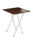 Wood Finish Square Folding Table 60X70CM - None None