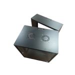 Zone Lite 9U 400+200MM Swing Frame Black Wall Mount Cabinet