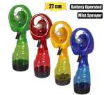 Fan MINI 27CM With Mist Sprayer Marketplace Brits Bros