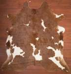 Aas Grade Cow Hide 368 Brown white XXL - Extra Extra Large Brown white Panelled