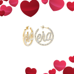 Goldair Gold Luxe MINI Logo Hoops