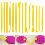 14PCS Plastic Clay Sculpting Set Wax Carving Pottery Tools Carving Sculpture Shaper Polymer Modeling Clay Tools