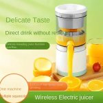 Portable Wireless Electric Juicer 0.4L Capacity With Detachable Cup - USB Rechargeable 1300MAH Battery Push Button Control Non-h
