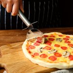 Effortlessly Roll Out Perfect Pizza With This Stainless Steel Pizza Wheel Knife