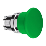 ZB4BC3 Green Mushroom Push Button Head