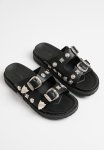 Sissy Boy Buckle Slide - Black