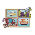 Melissa Natural Play Wooden Puzzle Ready Set Go