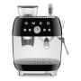 Smeg Espresso Machine With Grinder Black