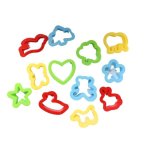 Assorted Plastic Cookie Cutter Pack Of 12