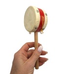 Music Percussion Wooden Rattle Drum