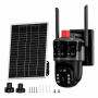 Wifi Dual Lens Solar Security Camera Outdoor Waterproof