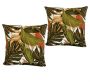Scatter Cushion - Linen - Leaf Design