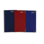 Slimline Week-to-view Exec Diary 2026 Burgandy