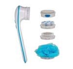 Electric Bath Massage Brush With 5 In 1 Cleansing Kit