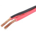 CL0184C Ripcord – Twin Flex Cable 2.5MM Red black Sold Per Meter