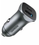 UGreen Dual Car Charger Pd usb - Grey