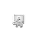 Composable Classic Link Silver Pendant Dog