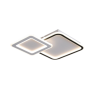 Modern Square LED Ceiling Light 40W Sand Black & White Flush Mount
