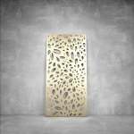 Laser Cut Screen - Design 114 - 2900 X 1400 X 20 Matt Gold Indoor