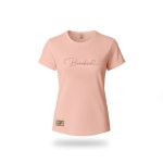 Ladies T-Shirt Printed Light Pink Cansa Tee - XL