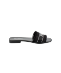 Ladies Skoot II Border Slides In Black - Black 7