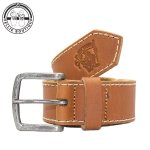 Men's Leather Belt Tan 40MM - 52