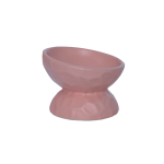 Raised Cat Ceramic Bowl Pink - Cat Bowls