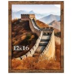 Picrit 12X16 Picture Frame Photo Frame For Wall Mounting Display Brown