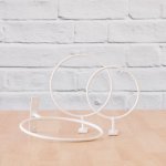 Ravi Wall Pot Holder - White - 16CM Inner Diameter