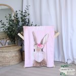 Personalised Fleece Blanket Bubblegum Bunny