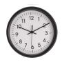 Wall Clock Time Master Black 20CM