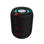 SP110 Portable Bluetooth Speaker 5.3 Tf Card Fm USB Rgb Light Tws – Black