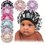 1PC Children's Elastic Print Fashion Comfortable Sleeping Cap Hair Cap