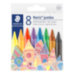 Staedtler Noris Jumbo Multicoloured Wax Crayon Set 8 Piece