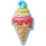 Waffle Ice Cream Cone Jibbitz - Multi Osfa