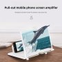 12-INCH Pull-out Mobile Phone Screen Magnifier Mobile Phone Holder Creative Stretch Magnifying Glass For Mobile Screen