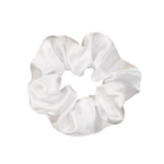 Silk Scrunchie - White