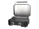 2 Burner Gas Plancha 600 With Lid