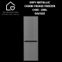 Defy 350L Combi C455 Metallic Fridge / Freezer - DAC622