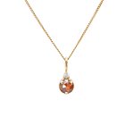 Brown And White Diamonds Pendant