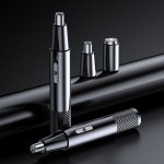 YD-112 Electric Nasal Hair Cutting Shear Style: Nose Hair Device+shaver Black
