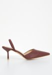 Edit Aviana Slingback Stiletto Heel - Burgundy