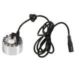 24V Color Changing Ultrasonic Mist Maker Fountain Atomizer Air Humidifier W