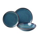 12 Pcs Blue Dinner Set