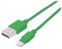MANHATTAN Ilynk Lightning Cable Type A Male To 8 Pin Male 1 M 3 Ft. Green Retail Box Limited Lifetime Warranty quality Connections For Superior